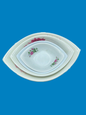 Melamine bowl bowl Imitation Ceramic eye boat hotel restaurant Home Furnishing supplies factory direct sales