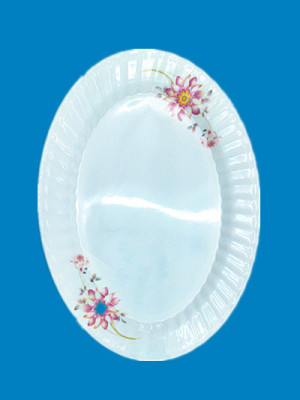 Melamine oval plate melamine tableware stock can be sold for tons of manufacturers selling stall
