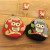Japanese and wind fabric zero wallet owl iron clip bag
