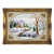 The living room DIY printed cloth cross stitch kits crafts winter snow 0679