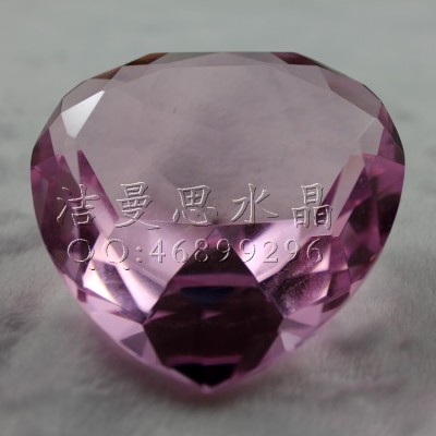 100MM crystal heart diamond manufacturer table decoration