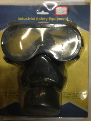 Single head protective mirror two piece gas mask (2)