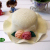 Korean Style Fashionable Sun Hat Children's Elegant Ruffled Two Roses UV-Proof Sun Hat
