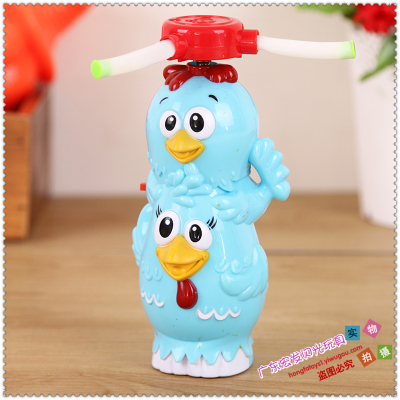 Blue chicken music flash windmill toy music flash children's toys