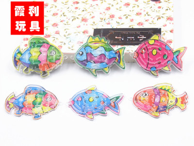 Little fish Maze Puzzles Plastic toy Learn & Education
