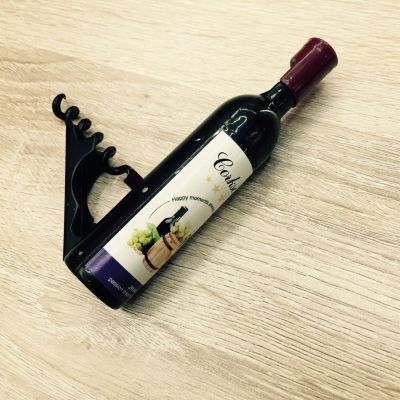 Creative advertising gifts red wine bottle opener, wine bottle opener