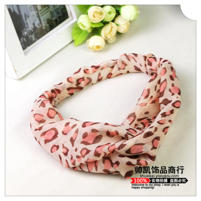 Korean Style Floral Headband Hair Band Korean Style Headband Fabric Elegant Mori Girl Hair Accessories Headdress