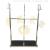 Six z arm stainless steel clothing display rack display stand floor stand can be raised and lowered