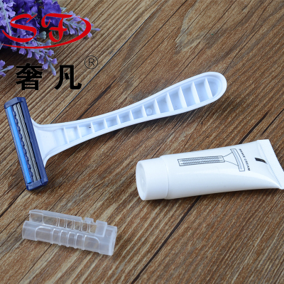 Zheng hao hotel supplies wholesale razor set business hotel disposable razor