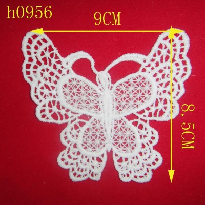 Lace accessories water soluble embroidery milk silk butterfly flower factory direct sales