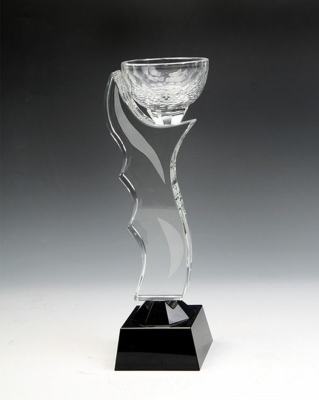 Beijing crystal trophy offers authentic country of origin crystal trophy free engraving