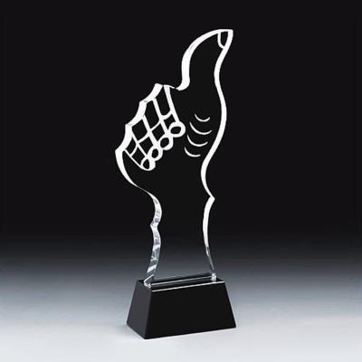 Sports crystal trophy can provide crystal trophy custom picture design