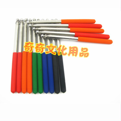 Wholesale 1.2 meters rubber sleeve stainless steel telescopic flagpole guide custom banner