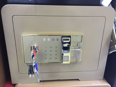 300 new Sheng electronic touch screen fingerprint password key steel wall safes