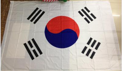 Korean Flag, National Flag of the World String Flags Hand Signal Flag Car Flag Big Flag Satin