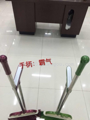 A broom and dustpan suit stainless steel rod sweeping dustpan broom dustpan broom dustpan composite floor