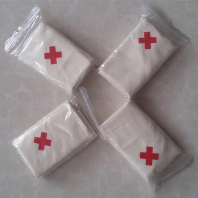 Medical gauze bandage cotton bandage fixed Red Cross first-aid dressing
