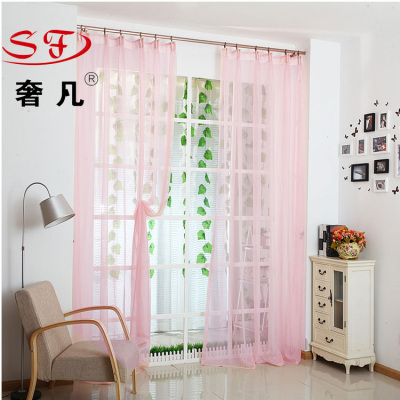 Where luxury hotel supplies the living room floor balcony window with gauze gauze curtains bedroom curtain