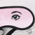 Bright pink eye mask  shading eye mask catoon blinder 