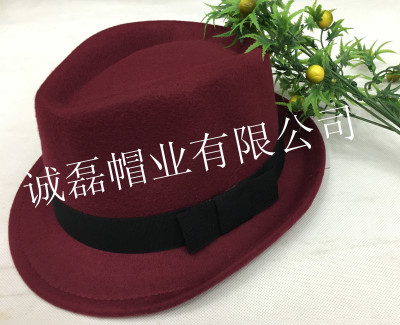 Korean cashmere hat small clear jazz hat fashion hat