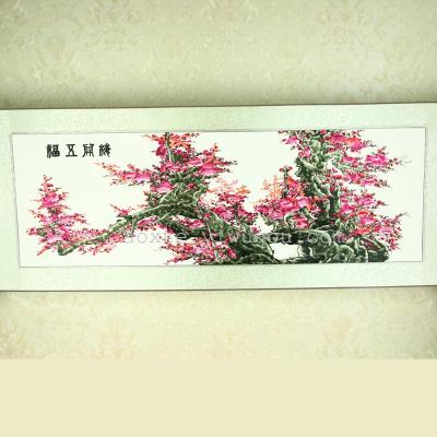 Design decoration home decoration Manufacturers direct plum flower pattern designs home decoration supplies