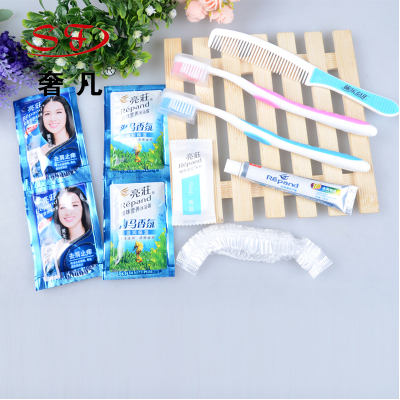 Chenlong hotel toiletries wholesale toiletries package portable travel cleaning set teeth