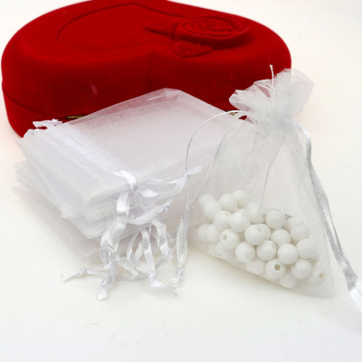 Small Transparent Gauze Bag Candy Bag Jewelry Bag Wholesale 7 * 9cm