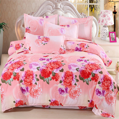 Manufacturers selling four sets of bedding plant cashmere four piece quilt bed linen
