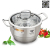 Stainless steel kitchenware, stainless steel tableware pot steamer pot with Pujinduo