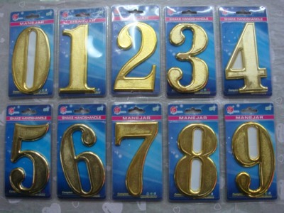 Plastic digital number number number number number number