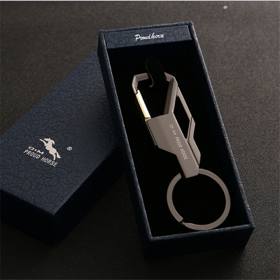 Proud and creative Car Keychain Metal Keychain key ring OM045 gift box