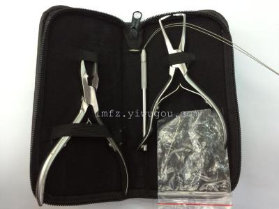 Clamp wig fitting hair tool