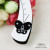 Korean New Hair Accessories Acrylic Black and White Bow Barrettes