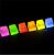 12pcs display box  light  ice cube ice bar  eco-friendly FDA  light ice bar