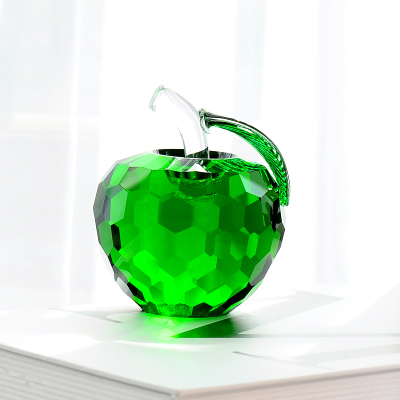 Crystal apple presents creative Christmas gift Christmas Eve gift for valentine's day