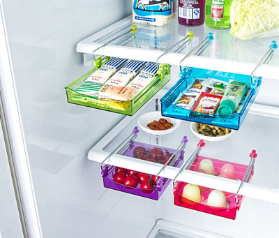 Refrigerator shelf / drawer type storage rack / box