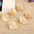 [Italy] natural seawater white conch shell coral jewelry accessories group.