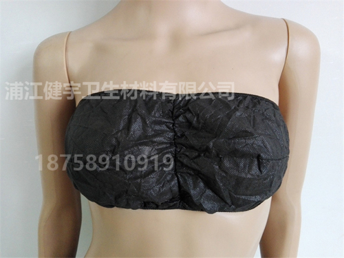 Disposable Non-Woven Bra Ladies Underwear Tube Top Beauty Salon Sauna Sweat Steaming Spa Wholesale