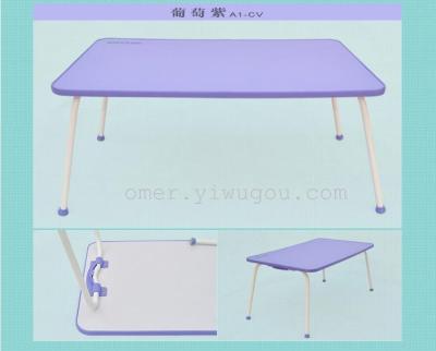 Lazy Computer Desk Learning Table Simple Printed Small Table Folding Bed Computer Desk