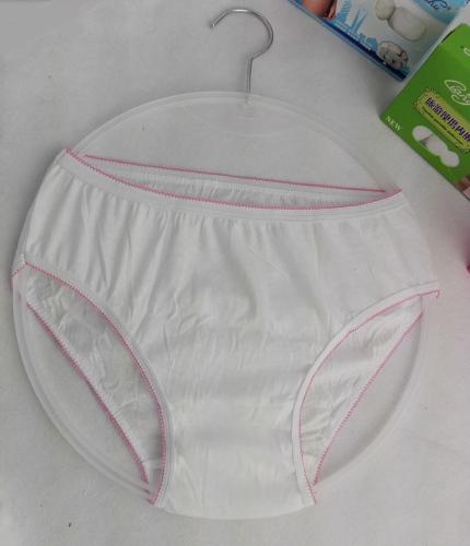 Women‘s Disposable Cotton Underwear Maternity Confinement Travel Cotton Briefs Shorts