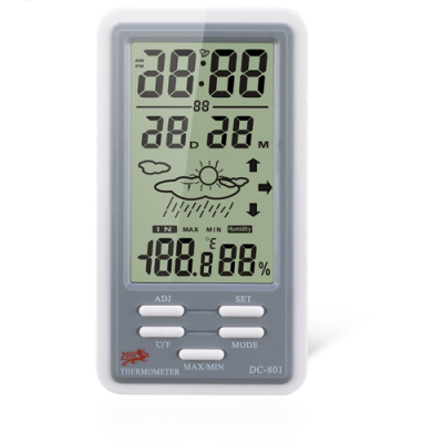 DC801 household temperature and humidity table / temperature humidity meter alarm thermometer