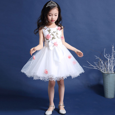 Girls Princess Dress Skirt kids 2018new large children sleeveless vest skirt skirt dress