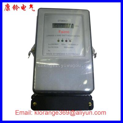 Meter three-phase four wire electric energy meter transparent shell manufacturers direct sales