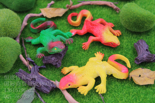 simulation animal chameleon stall supply night market wholesale internet celebrity live hot toys source factory