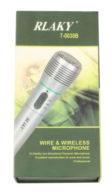 Wired and wireless microphone 7-0030B