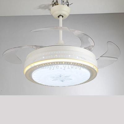 Modern Ceiling Fan Fans Lights Crystal Chandelier Ceiling Fan Remote Control Light Blade Smart Industrial Kitchen LED