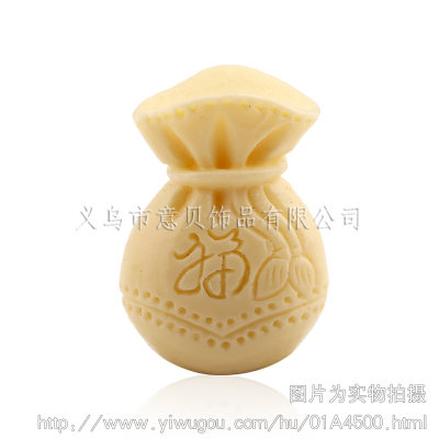 [Yibei jewelry] marine natural coral coral powder bag accessories