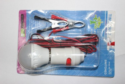 LED night Market Booth battery lamp 3W Bulb lamp low pressure 12V with 4 m wire entrapment switch