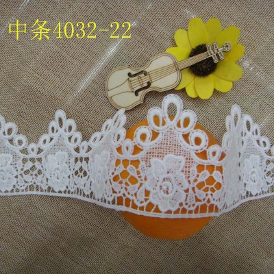 Accessories lace milk silk lace embroidery water soluble bar code