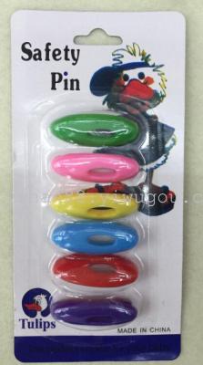 Scarf buckle pin ribbon candy 6 drill suction card color range